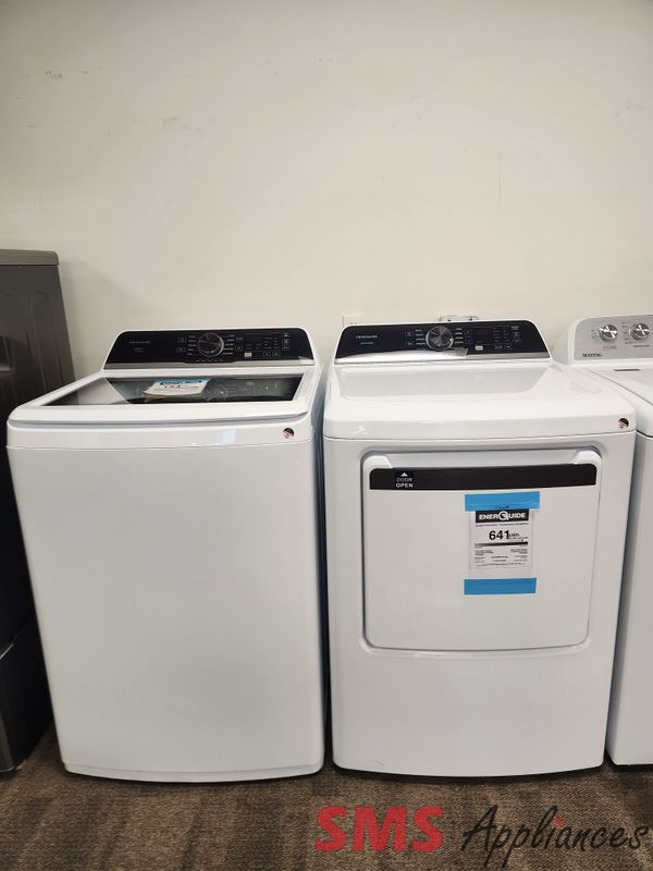 Open Box - Scratch & Dent Frigidaire Washer & Dryer Set FLVW7523BW/FLVE752CBW Open Box - Scratch & Dent Frigidaire Washer & Dryer Set FLVW7523BW/FLVE752CBW