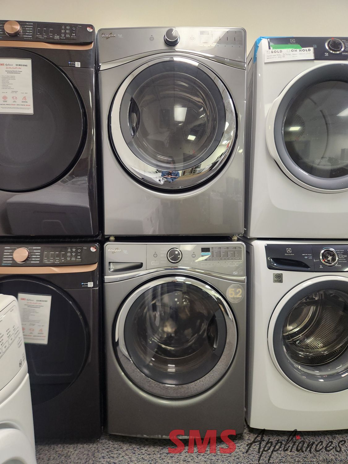Whirlpool Washer & Dryer Set WTW97HEDC/YWED96HEAC