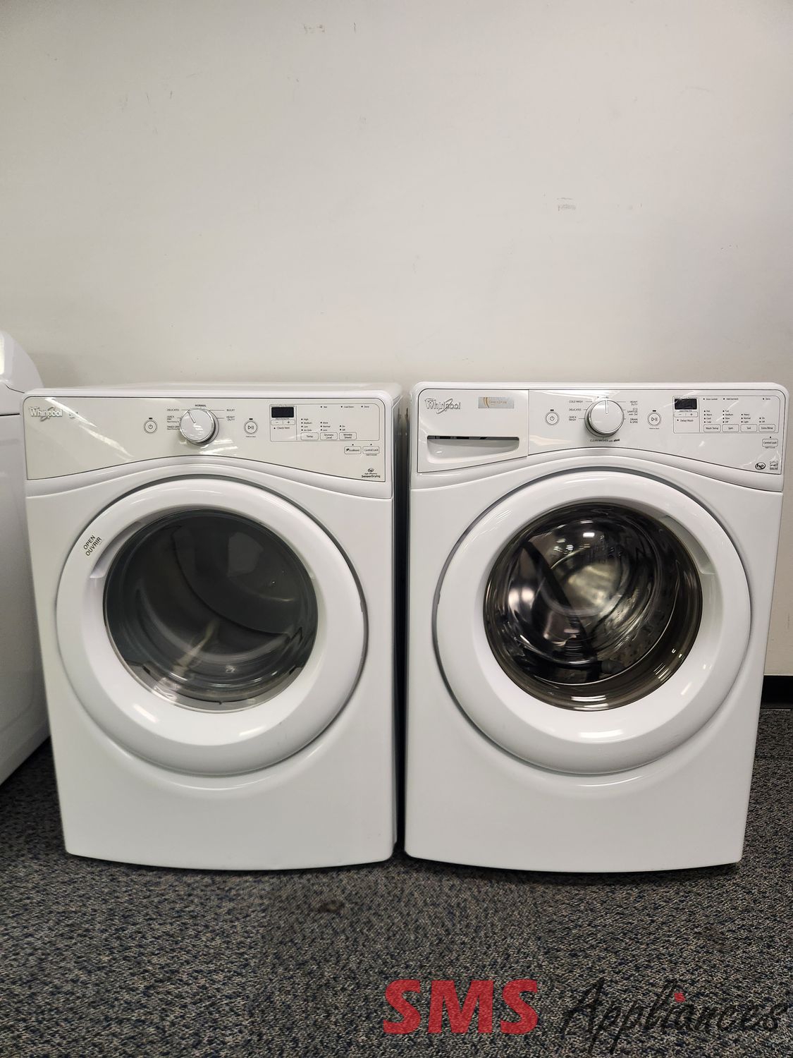 Whirlpool Washer & Dryer Set WFW72HEDW/YWED72HEDW