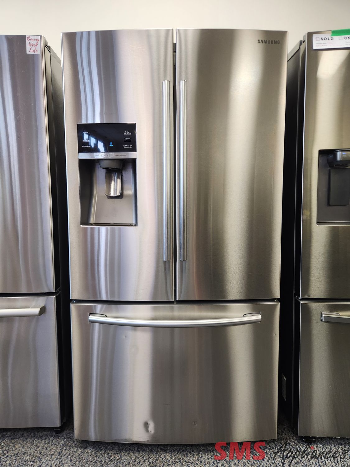 Samsung 36" French Door Fridge RF28HFEDBSR