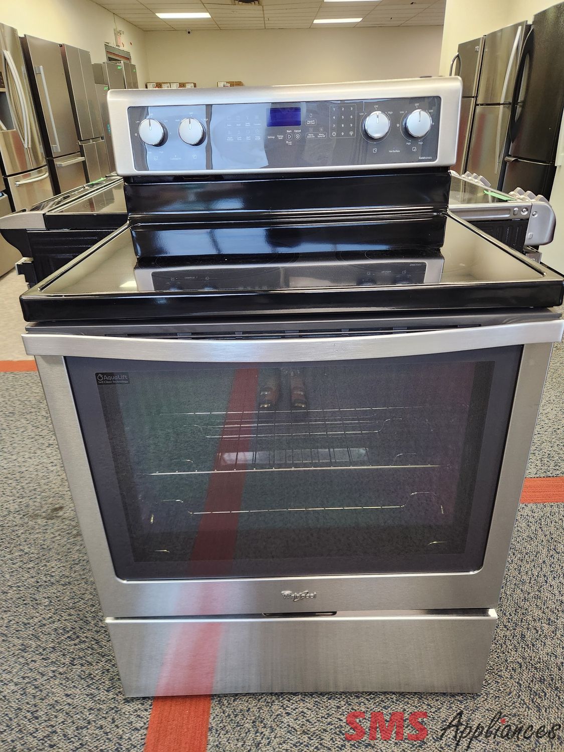 Whirlpool Glass Top Stove YWFE710H0BS