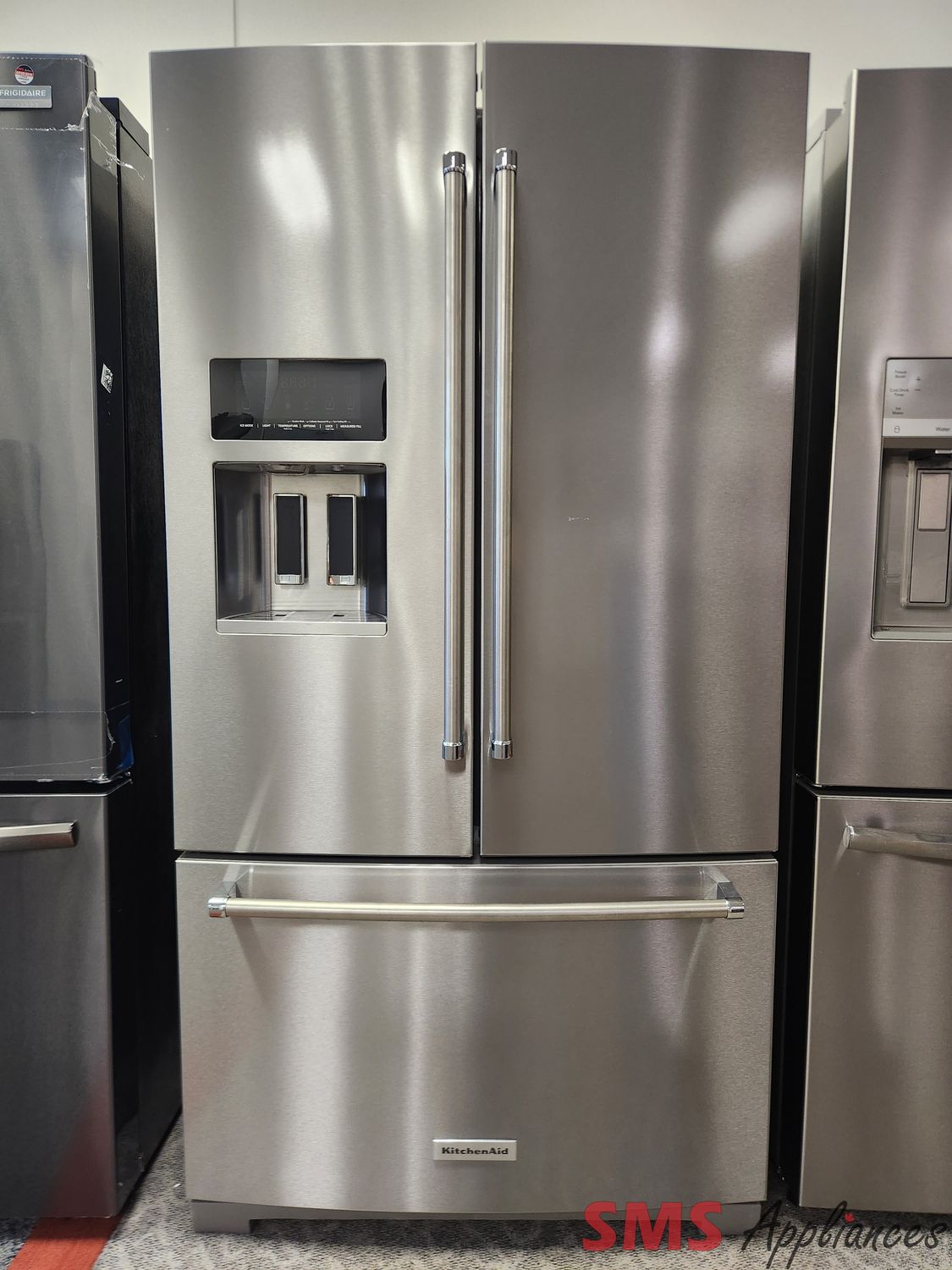 Open Box - Scratch & Dent KitchenAid 36" French Door Fridge KRFF507HPS