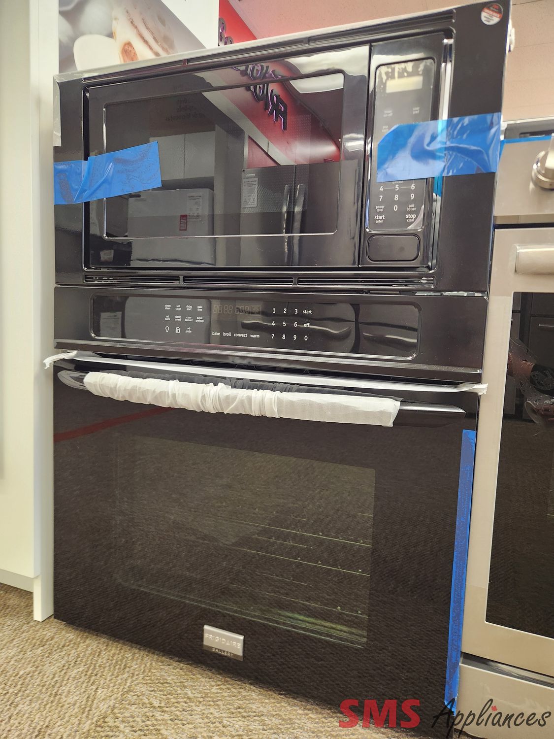 Open Box - Scratch & Dent Frigidaire Gallery 30" Wall Oven and Microwave Combination FGMC3065PB