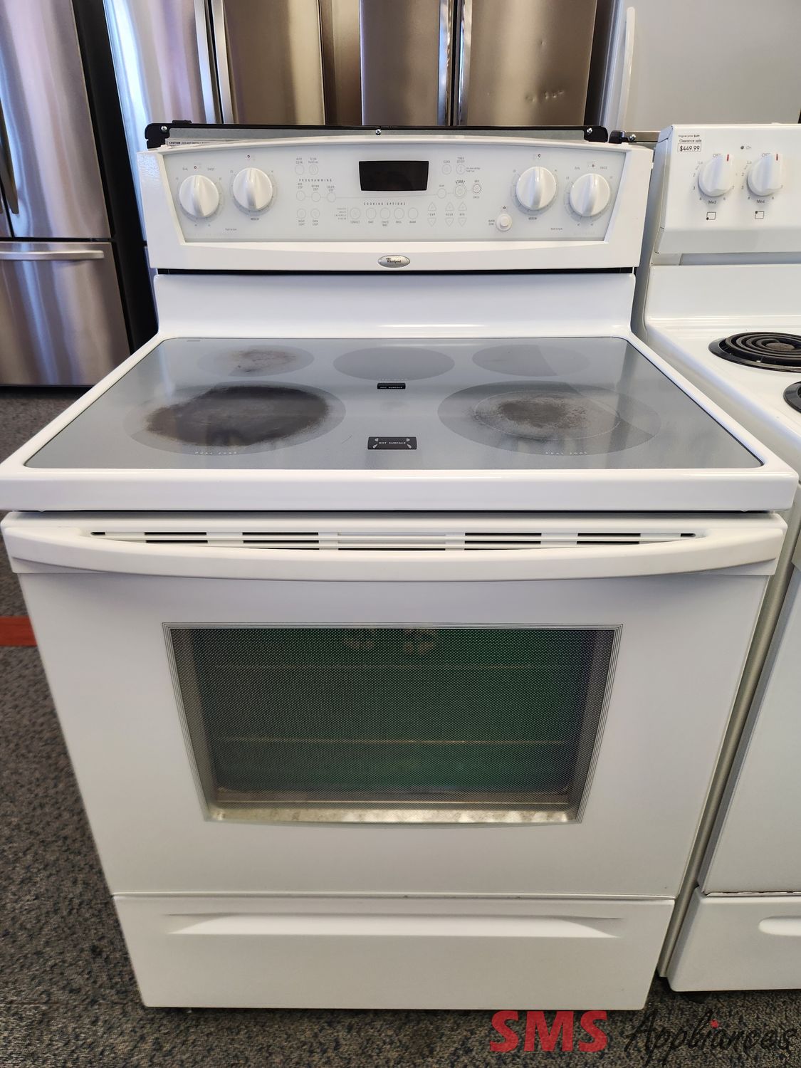 Whirlpool Glass Top Stove GERC4110PQ