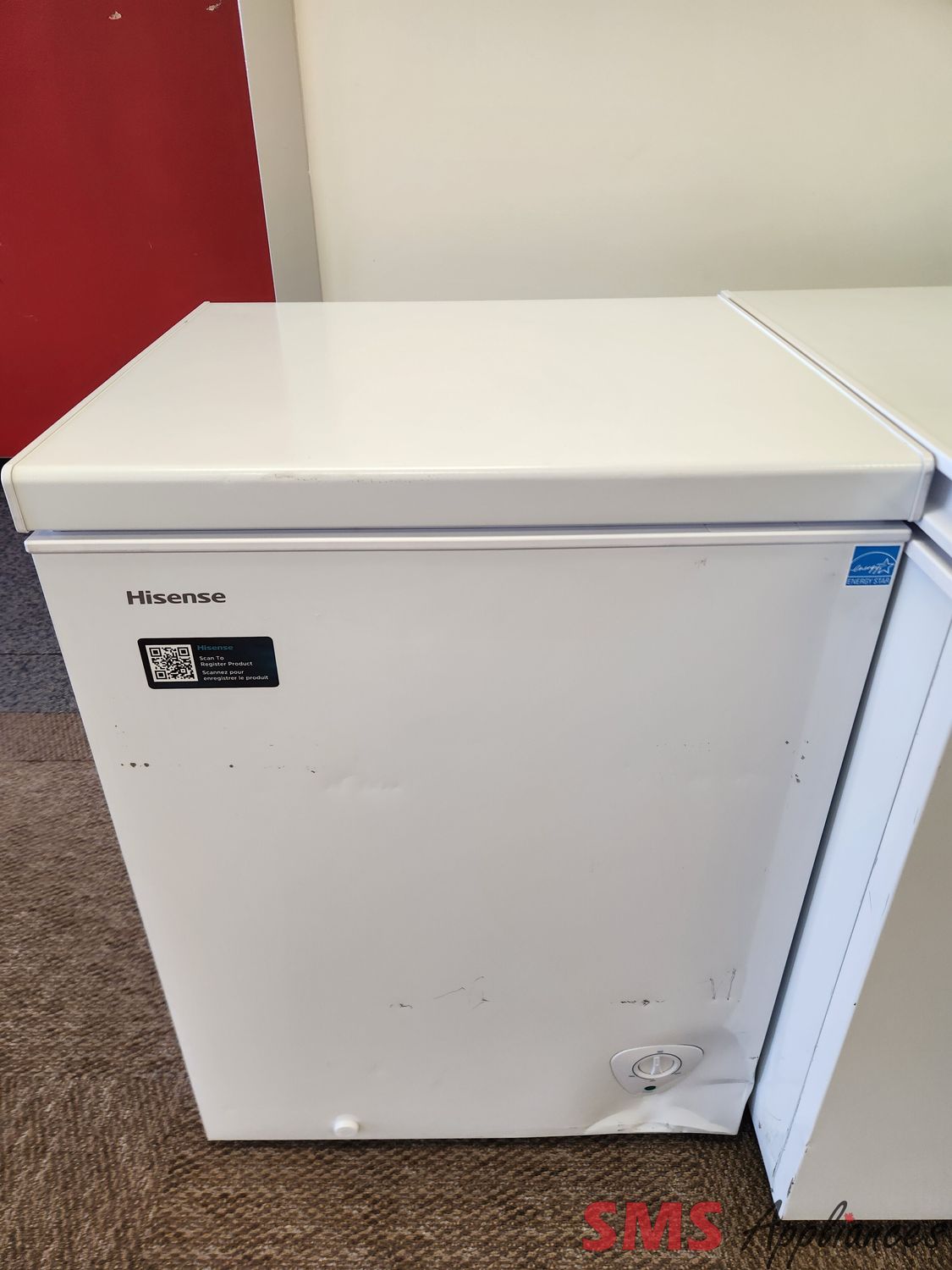 Open Box - Scratch & Dent Hisense Chest Freezer  5.0 cu.ft FC50D6EWE Open Box - Scratch & Dent Hisense Chest Freezer  5.0 cu.ft FC50D6EWE