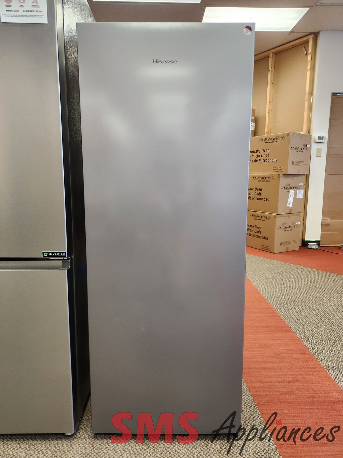 Open Box - Scratch & Dent Hisense 22 Open Box - Scratch & Dent Hisense 22" Convertible Fridge or Freezer 6.0 cu.ft FV06C7ASE