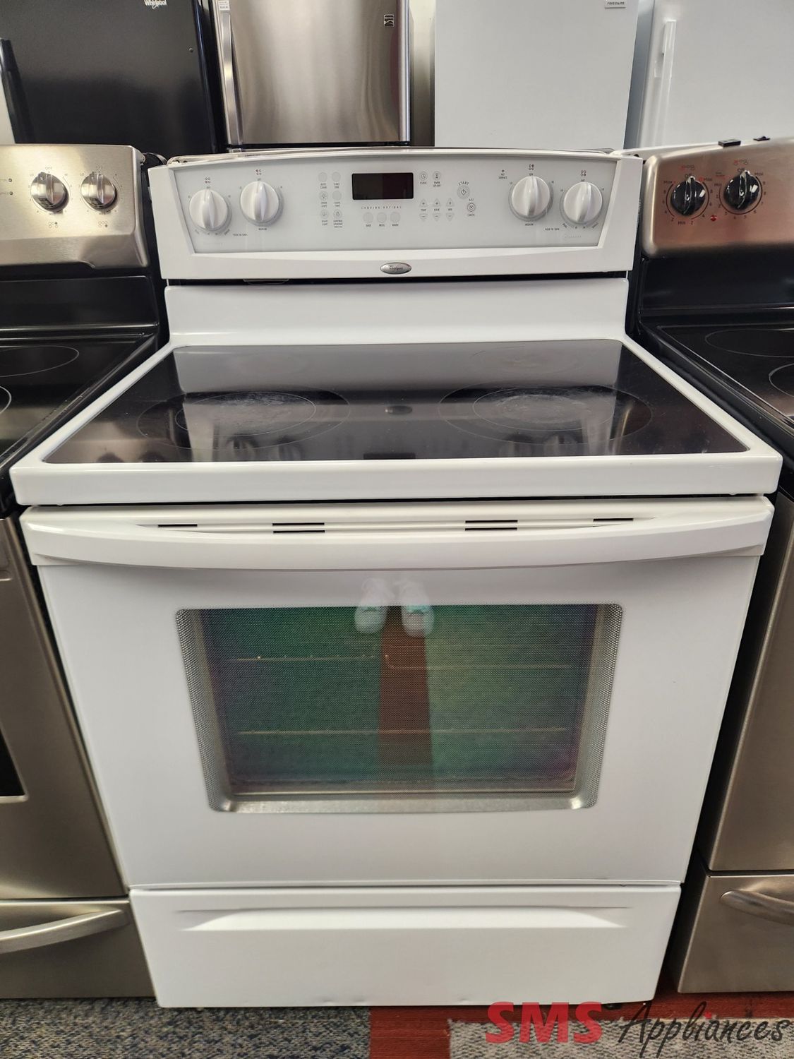 Whirlpool Glass Top Stove WERP4120SQ Whirlpool Glass Top Stove WERP4120SQ