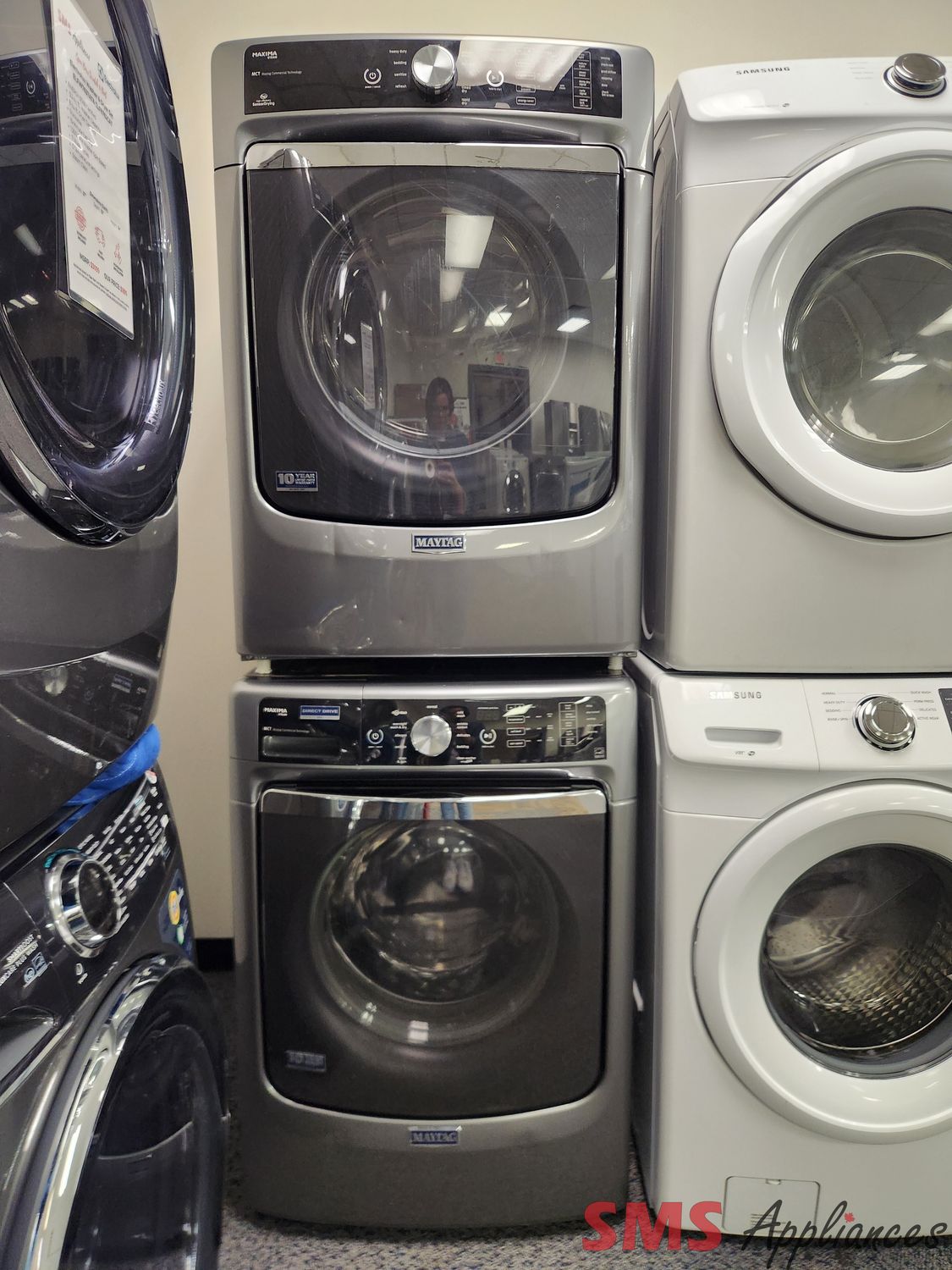 Maytag Washer & Dryer Set YMED7100DC/MHW7100DC Maytag Washer & Dryer Set YMED7100DC/MHW7100DC