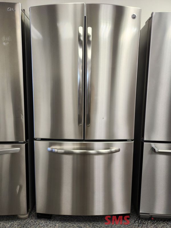 GE 33" French Door Fridge GFRS2KBXASS