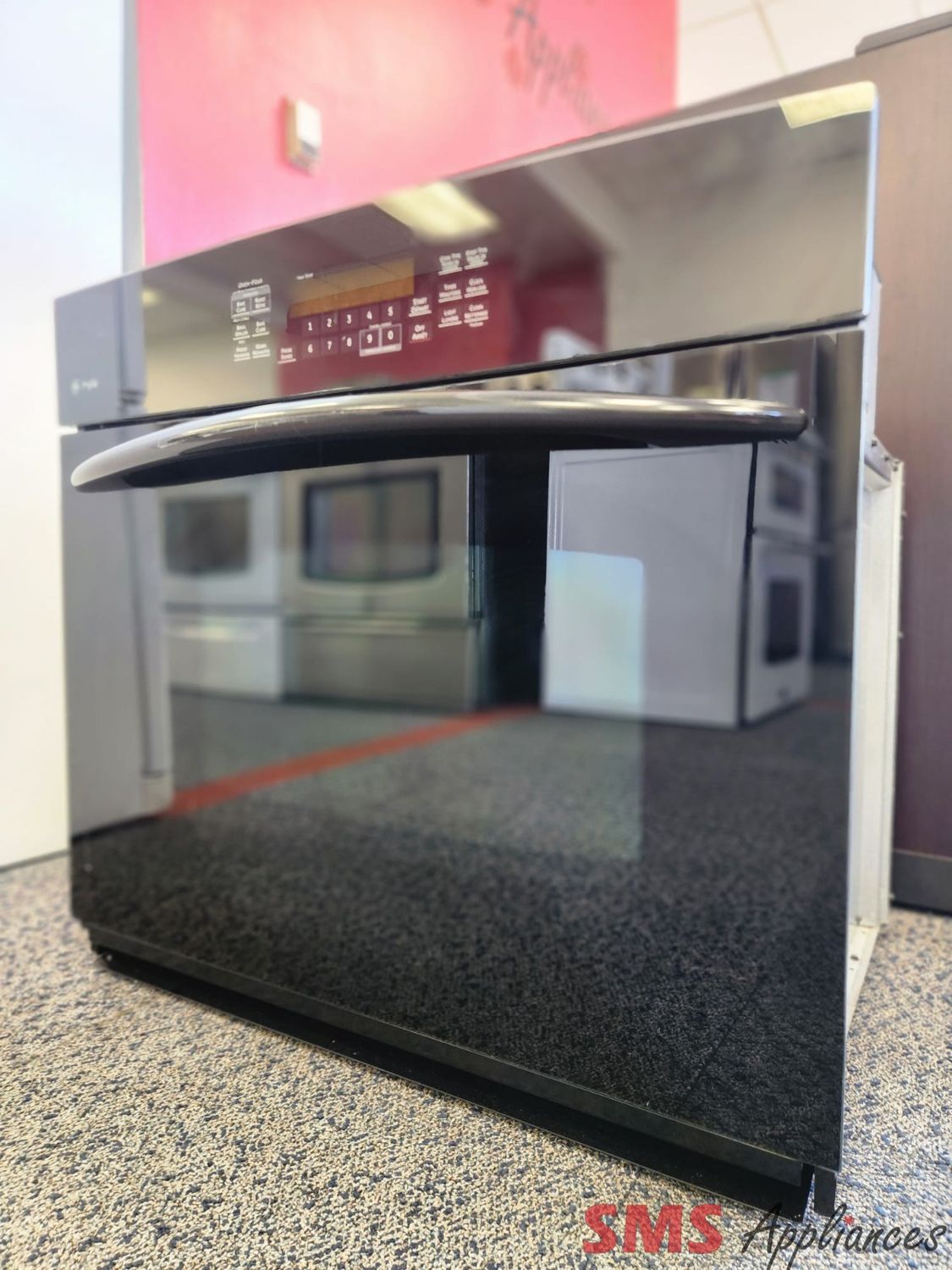 GE 30" Single Wall Oven PCT916BM1BB