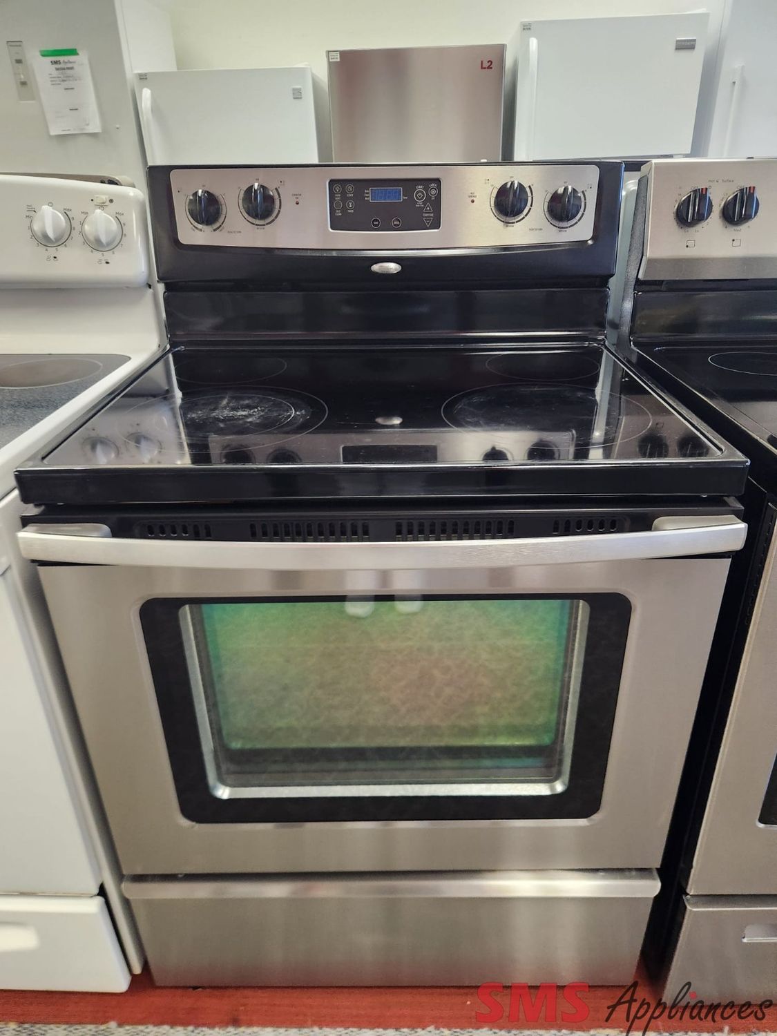 Whirlpool Glass Top Stove XFE361LVS
