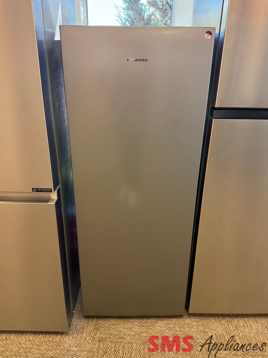 Open Box - Scratch & Dent Hisense Convertible Upright Fridge or Freezer FV06C7ASE Open Box - Scratch & Dent Hisense Convertible Upright Fridge or Freezer FV06C7ASE
