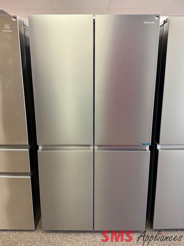 Open Box - Scratch & Dent Hisense 36 Open Box - Scratch & Dent Hisense 36" 4-Door Refrigerator RQ22A4CSD