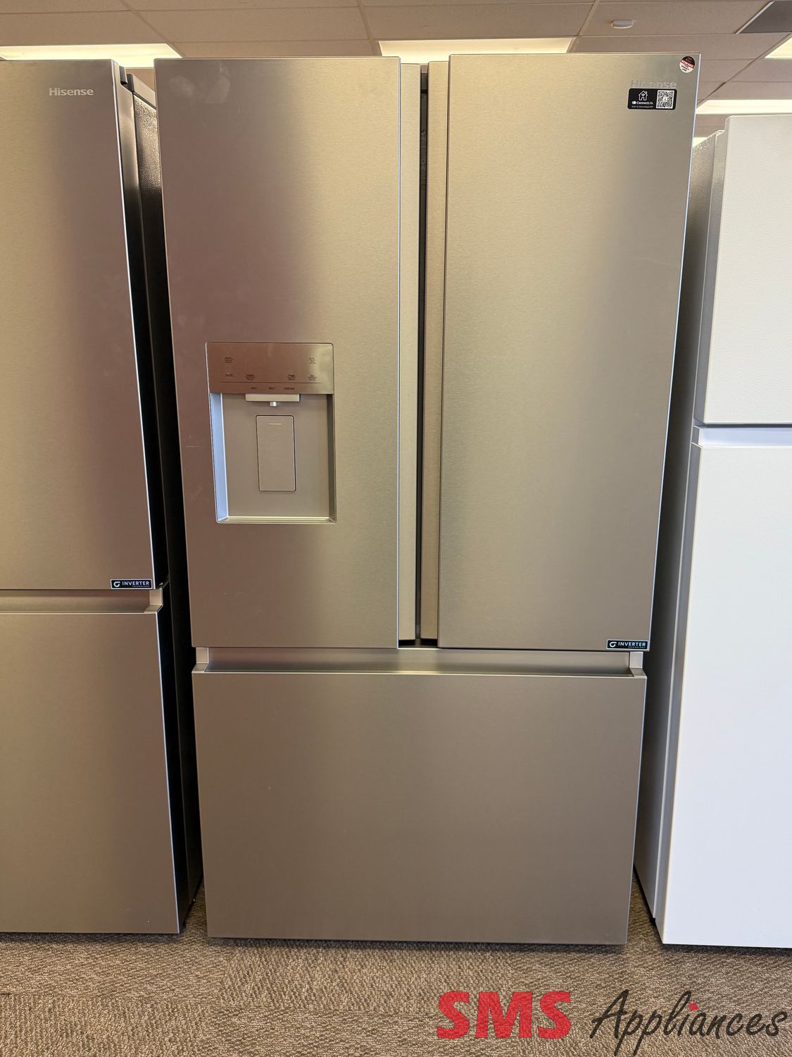 Open Box - Scratch & Dent Hisense Counter-Depth French Door Refrigerator RF225C3CSEI