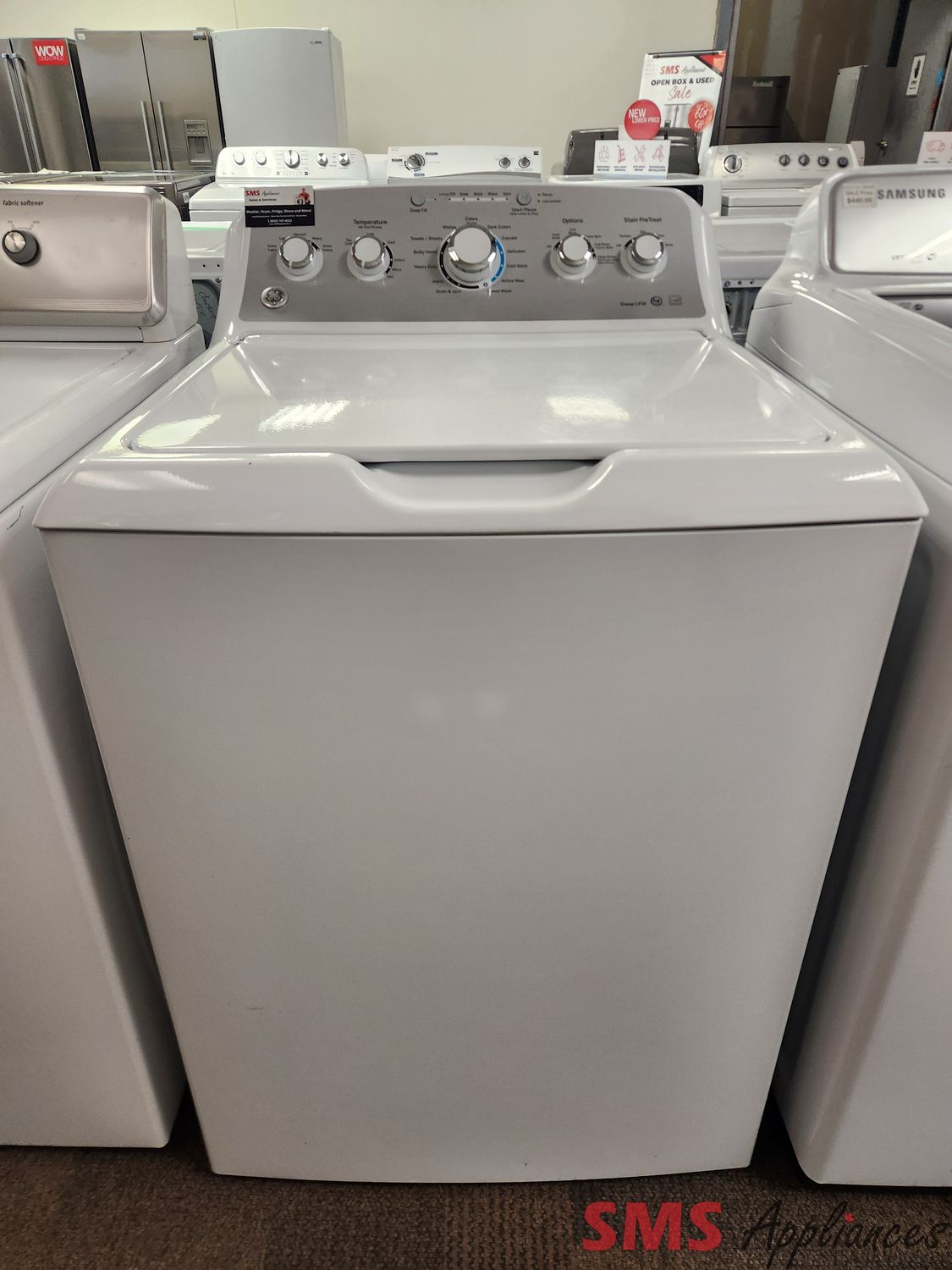 GE Top Load Washer GTW485ASJ2WS
