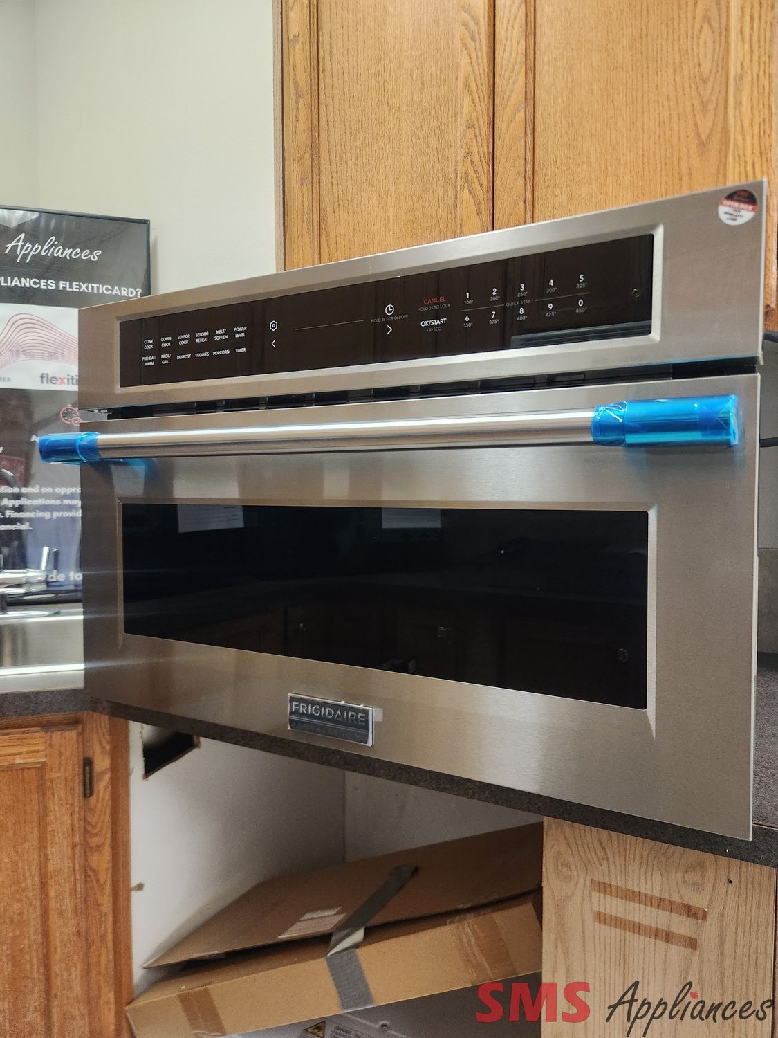 Open Box - Scratch & Dent Frigidaire Professional Built-In Microwave with Drop-Down Door PMBD3080AF