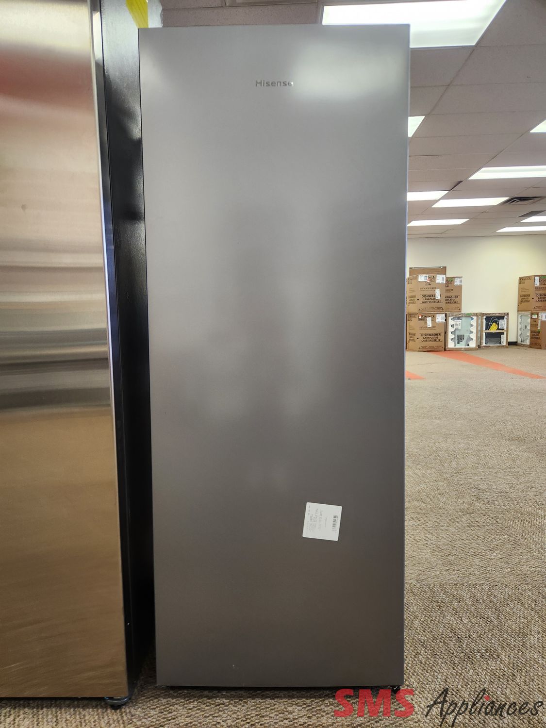 Open Box - Scratch & Dent Hisense Convertible Upright Fridge or Freezer FV06C7ASE