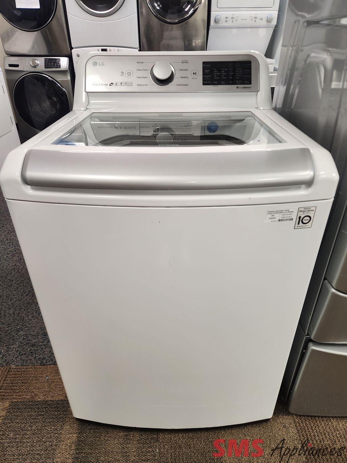 LG Top Load Washer WT7300CW