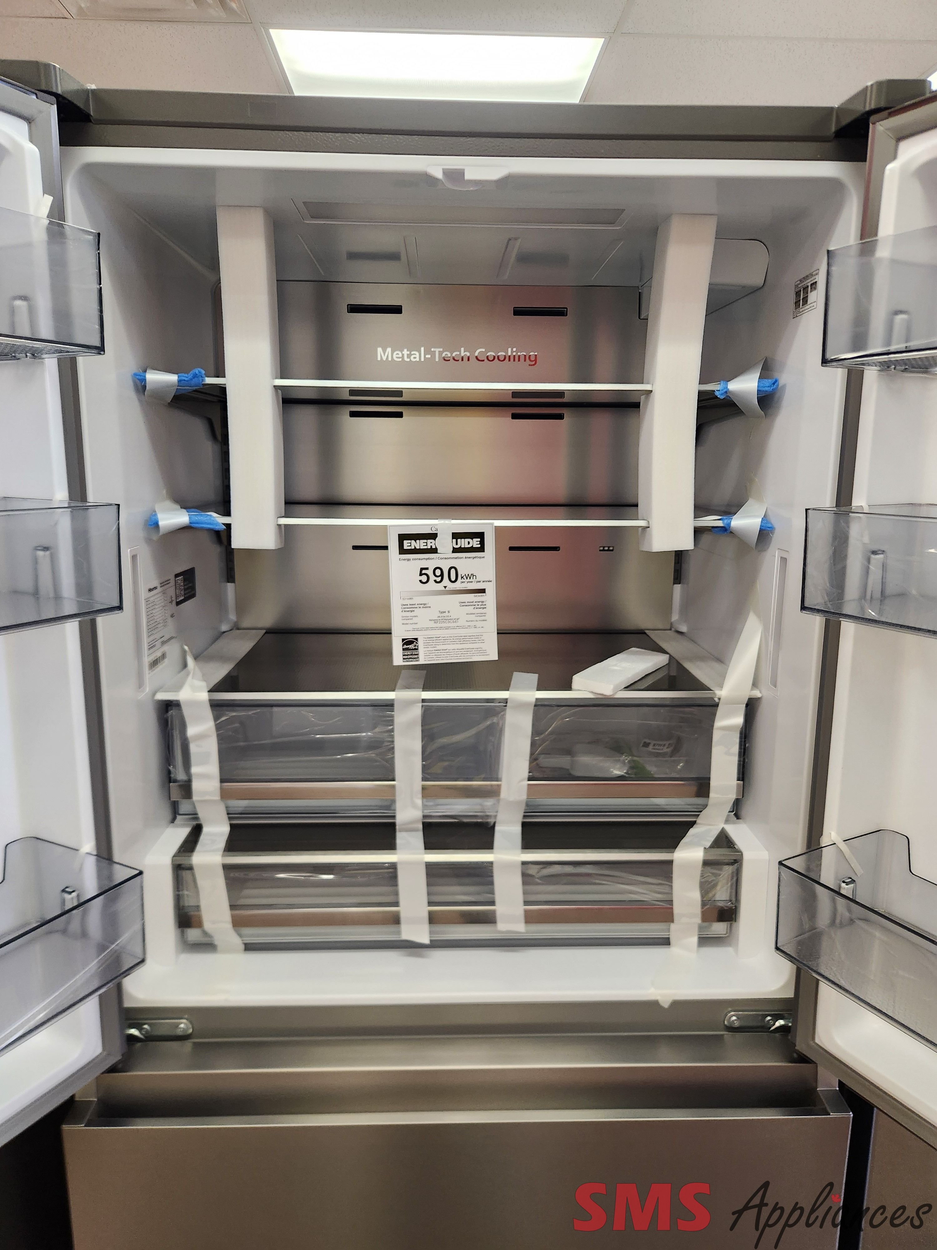 Open Box - Scratch & Dent Hisense Counter-Depth French Door Refrigerator RF225C3CSEI