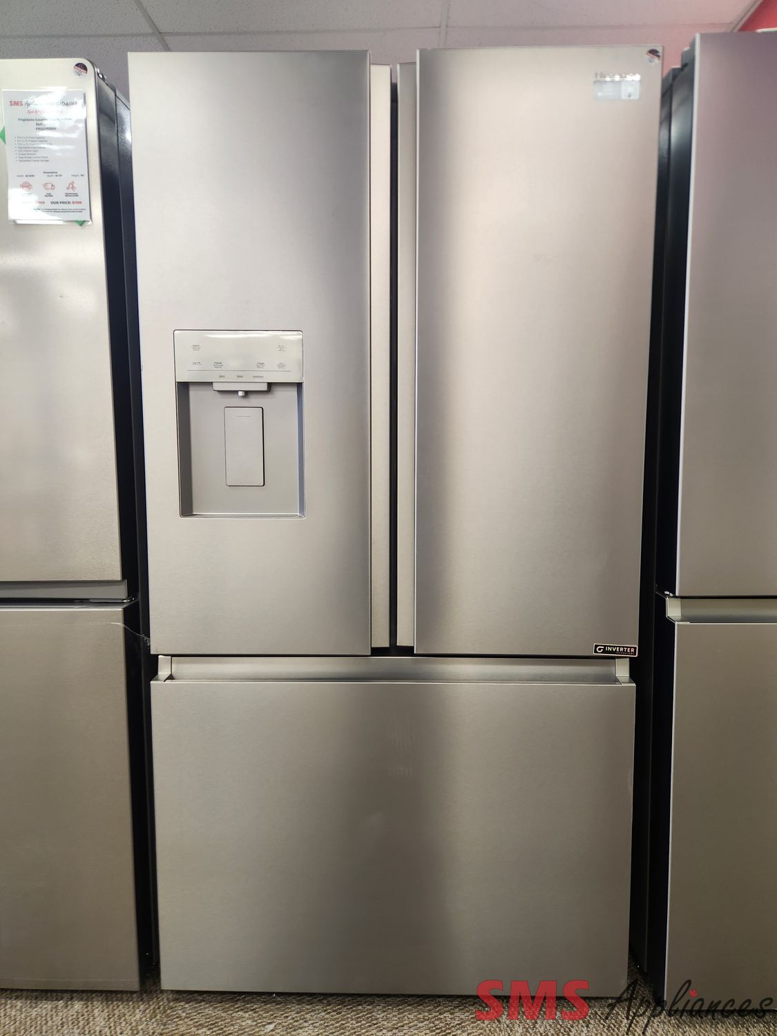 Open Box - Scratch & Dent Hisense Counter-Depth French Door Refrigerator RF225C3CSEI
