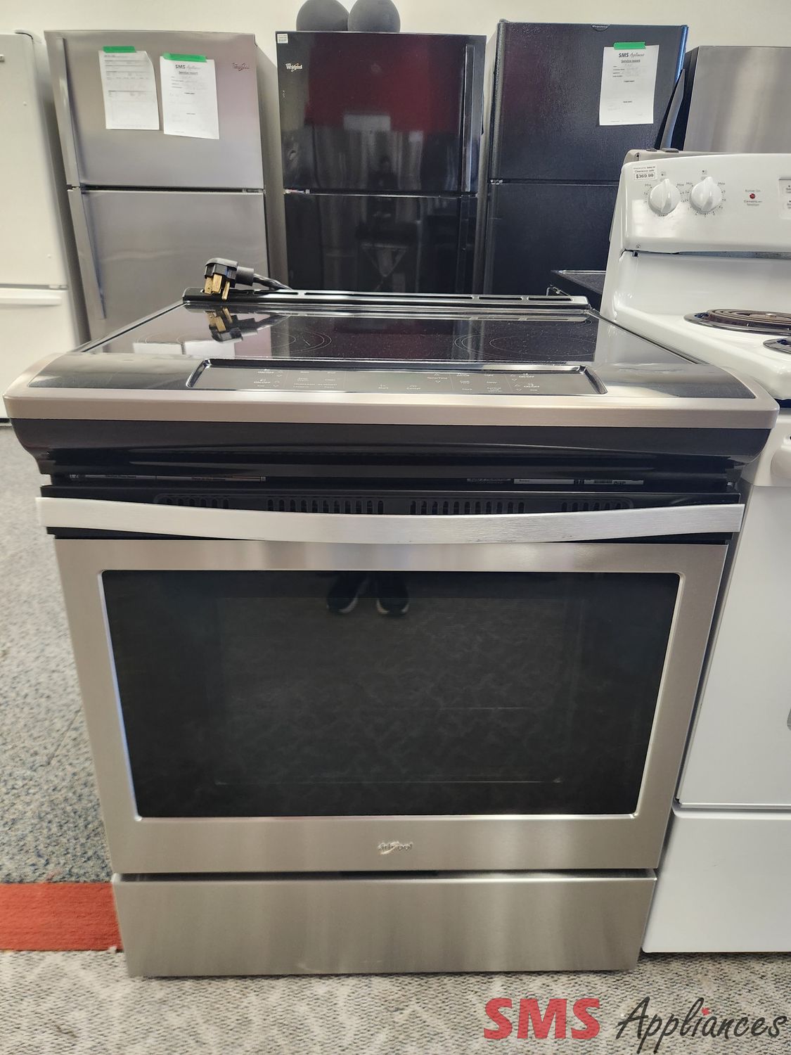 Whirlpool Glass Top Stove YWEE510S0FS Whirlpool Glass Top Stove YWEE510S0FS