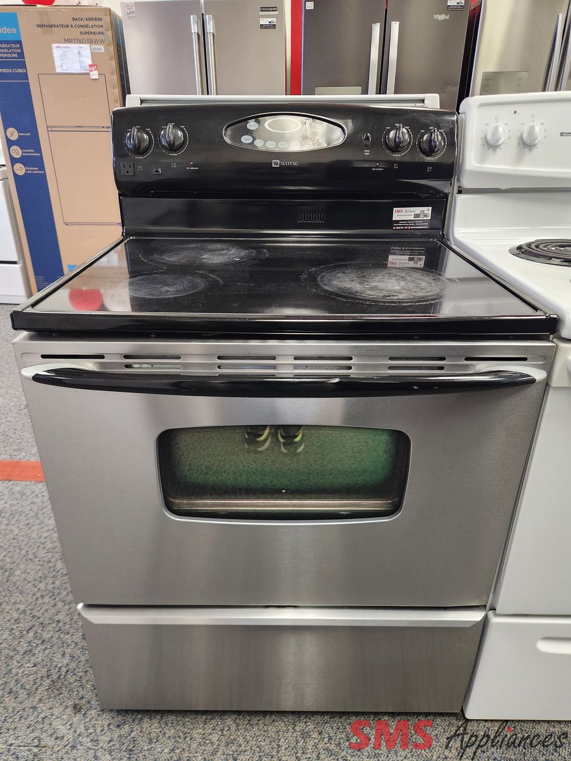 Maytag Glass Top Stove MER5751ACS Maytag Glass Top Stove MER5751ACS