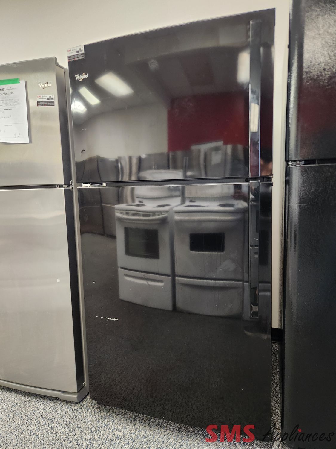 Whirlpool 33 Whirlpool 33" Top Mount Fridge WRT541SZDB