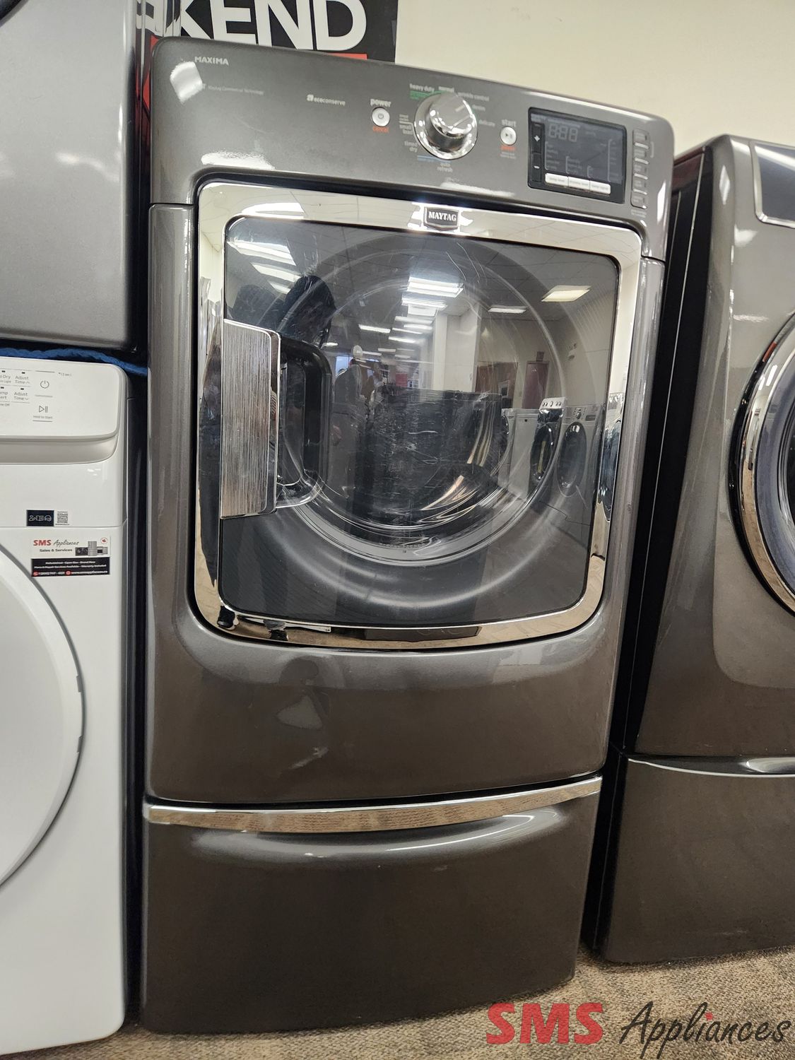 Maytag Dryer with Pedestal YMED6000XG