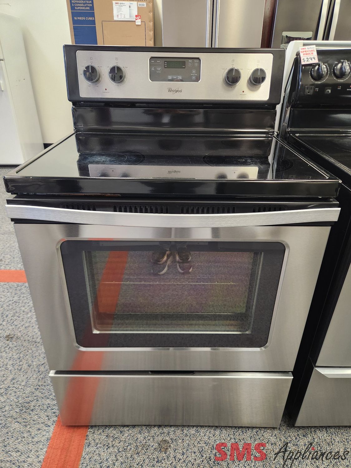 Whirlpool Glass Top Stove YWFE510S0AS