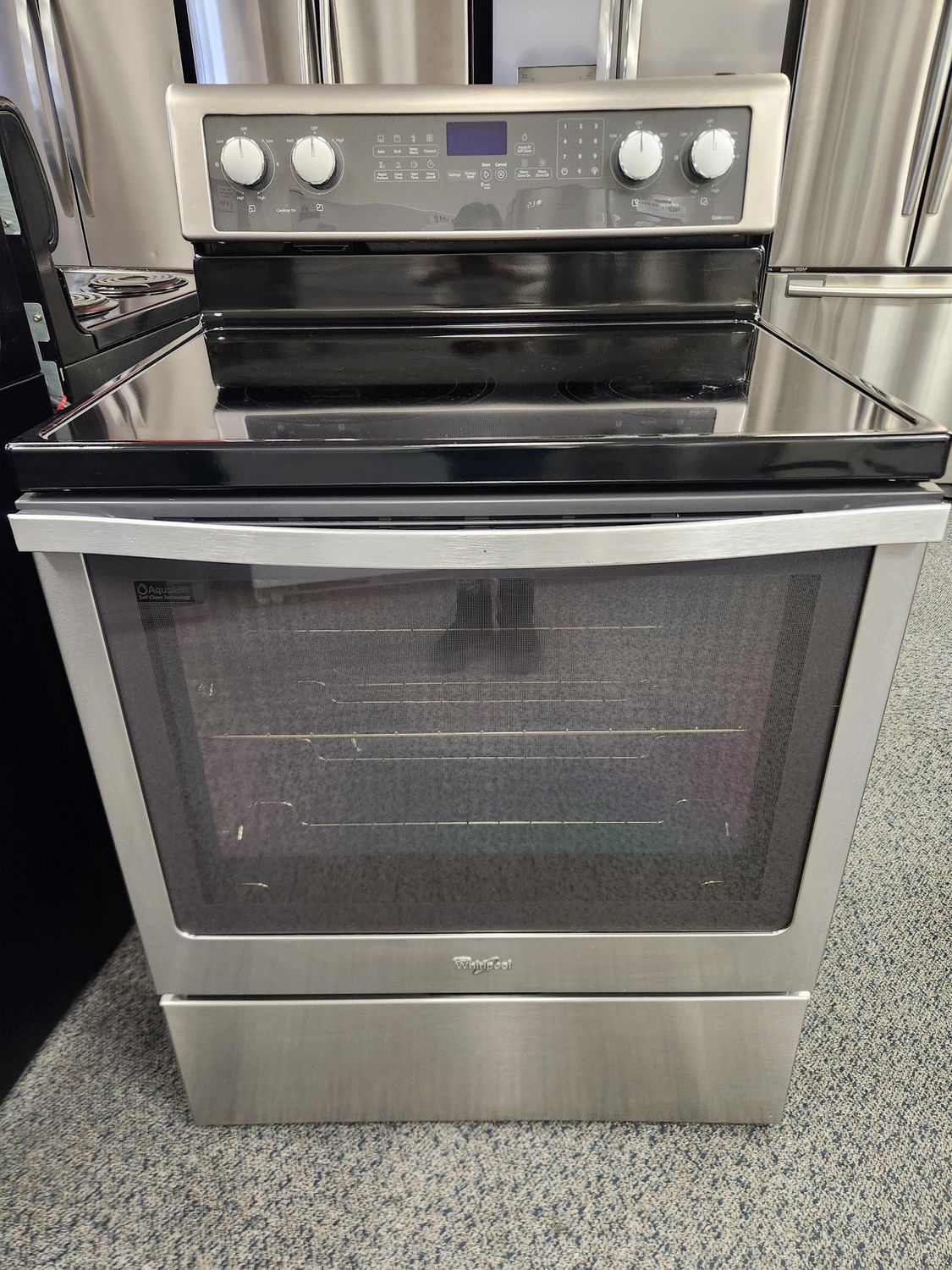 Whirlpool Glass Top Stove YWFE710H0BS
