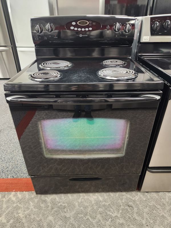 Maytag Coil Top Stove MER5555RCB Maytag Coil Top Stove MER5555RCB