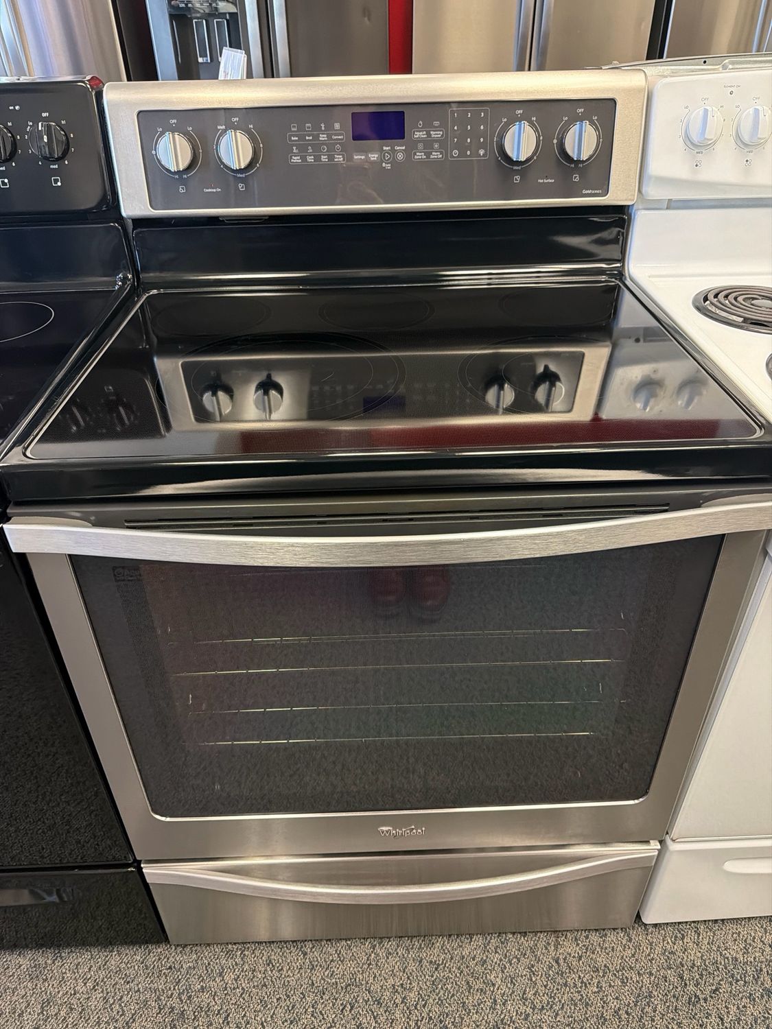 Whirlpool Glass Top Stove YWFE715HOES