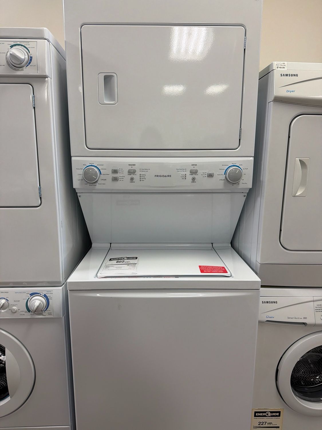 Open box Frigidaire Laundry Center FLCE752CAW