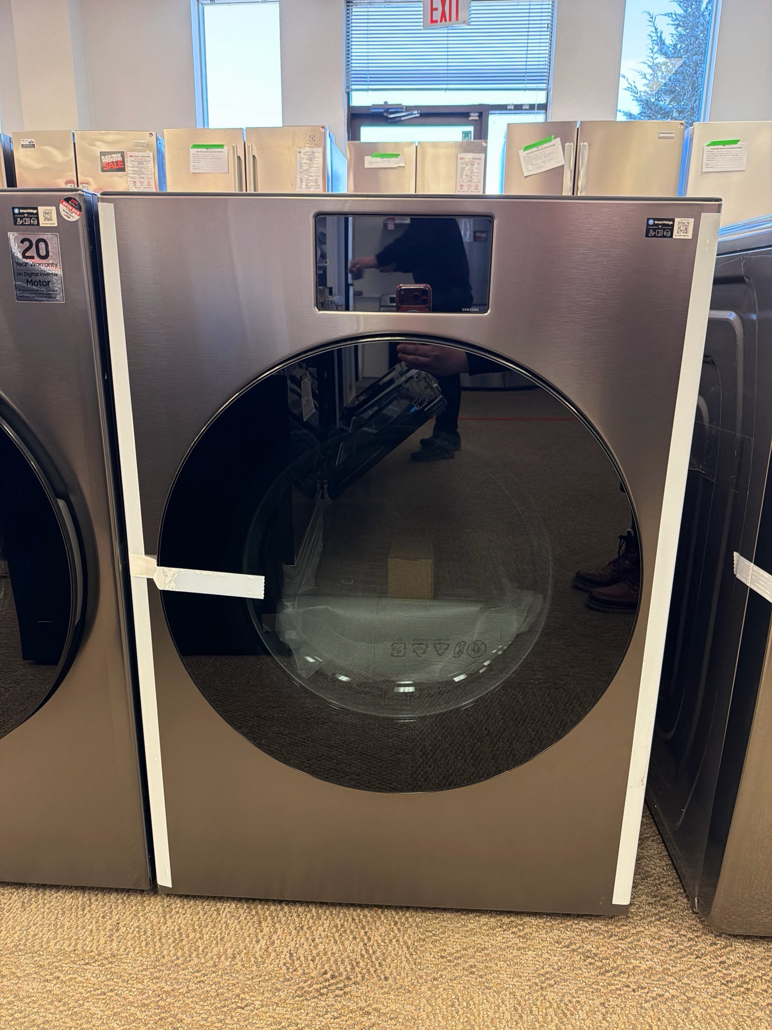 Open Box Samsung Washer -Dryer Set WF90F53ADSA5/DV90F53AESAC