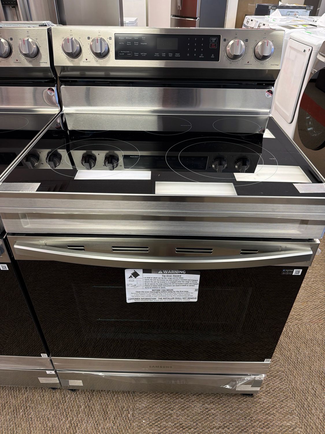 Open Box - Scratch & Dent Samsung Glass Top Stove NE63A6511SS/AC Open Box - Scratch & Dent Samsung Glass Top Stove NE63A6511SS/AC