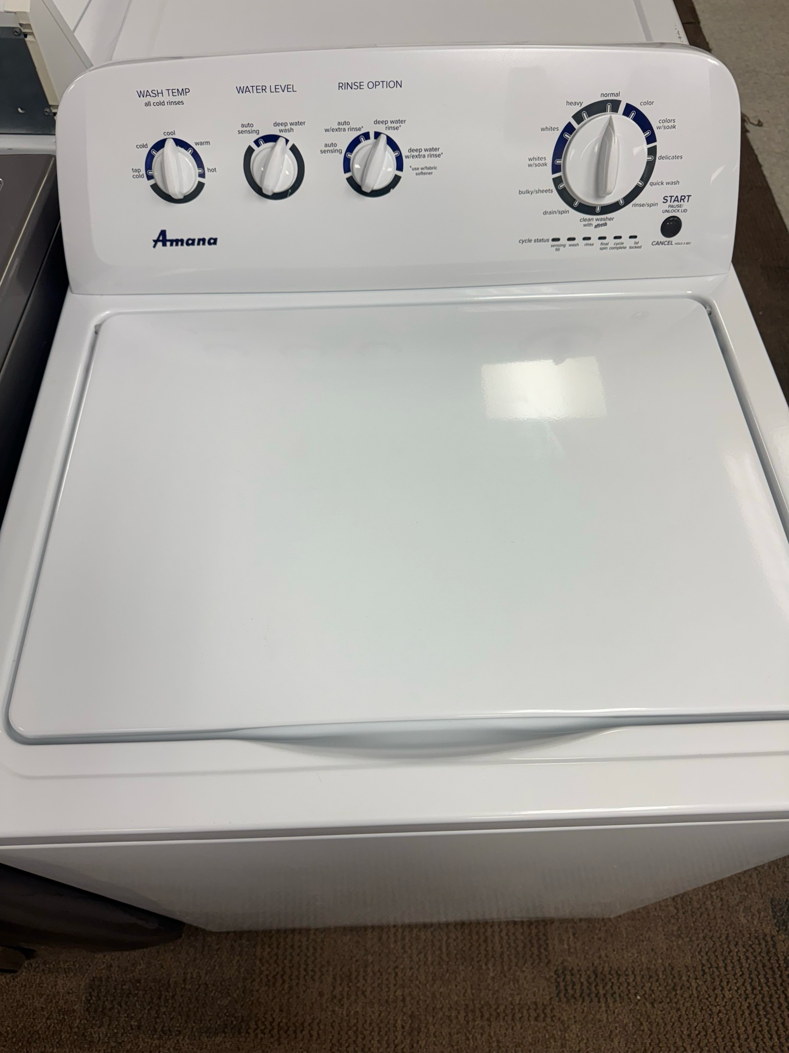 Amana Top Load Washer NTW4519JW