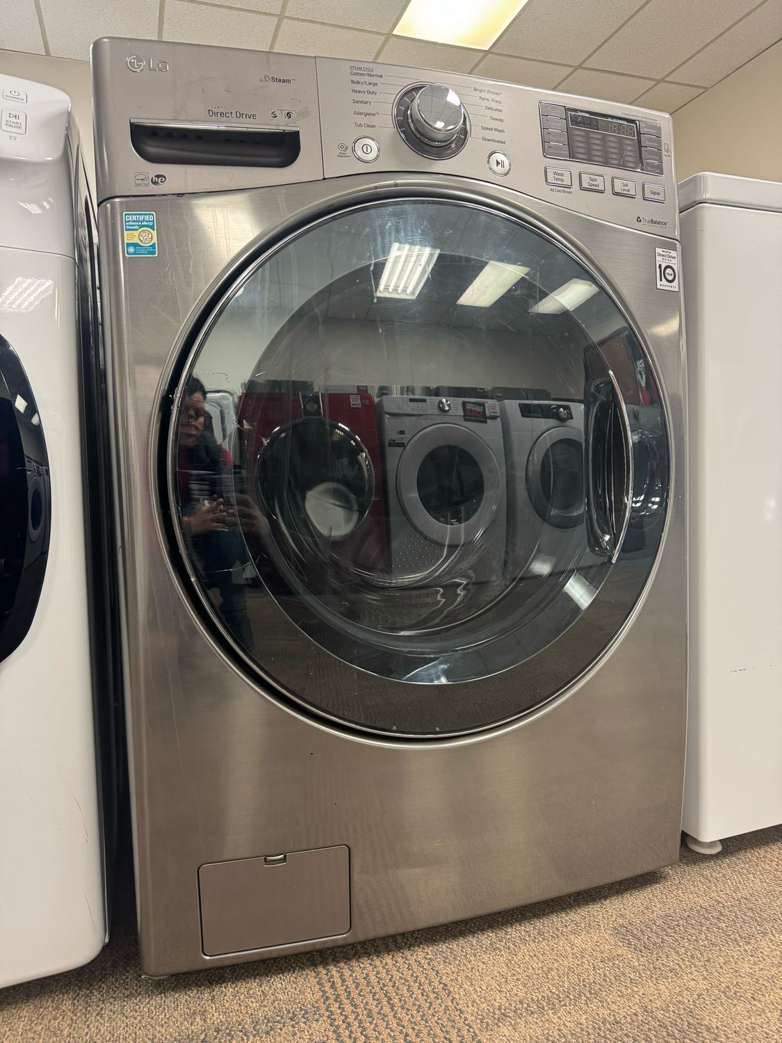 LG Front Load Washer WM3770HVA
