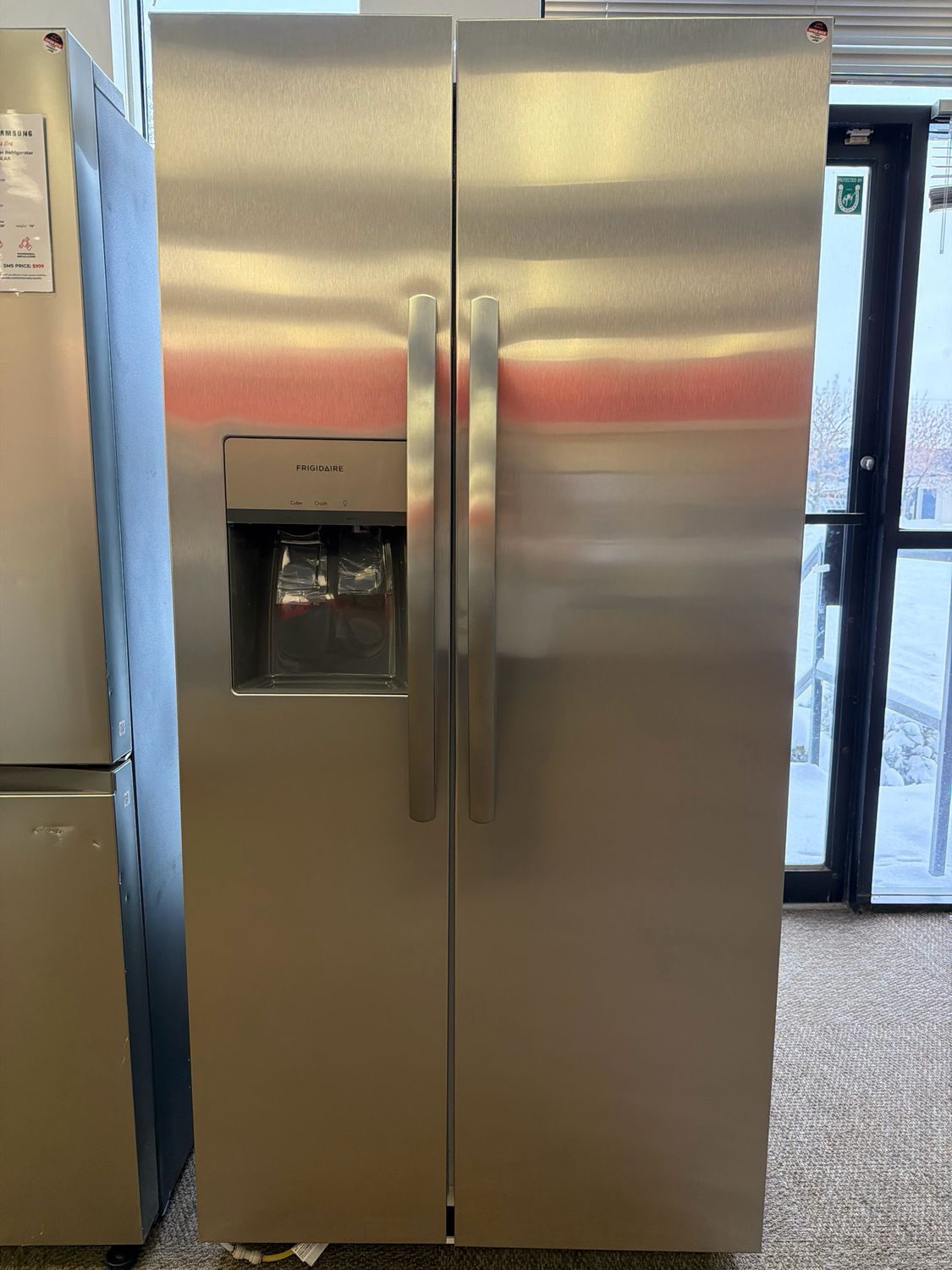 Open Box Frigidaire Side By Side Fridge FRSS2323AS Open Box Frigidaire Side By Side Fridge FRSS2323AS