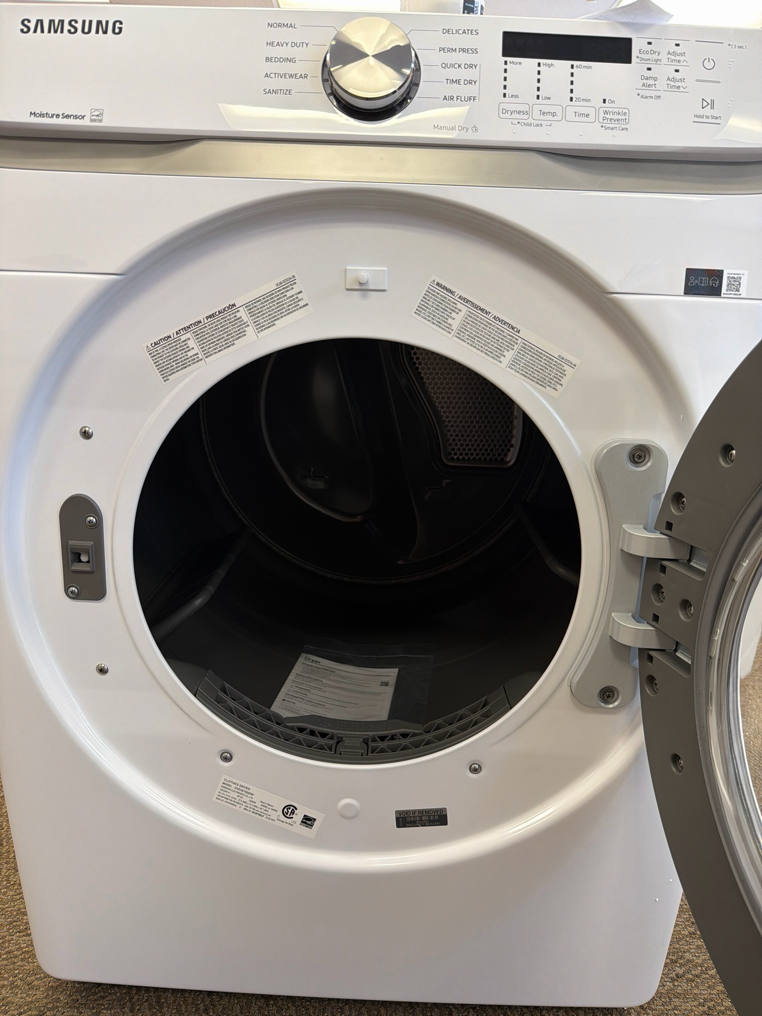 Open Box - Scratch & Dent Samsung Dryer DVE45T6005W