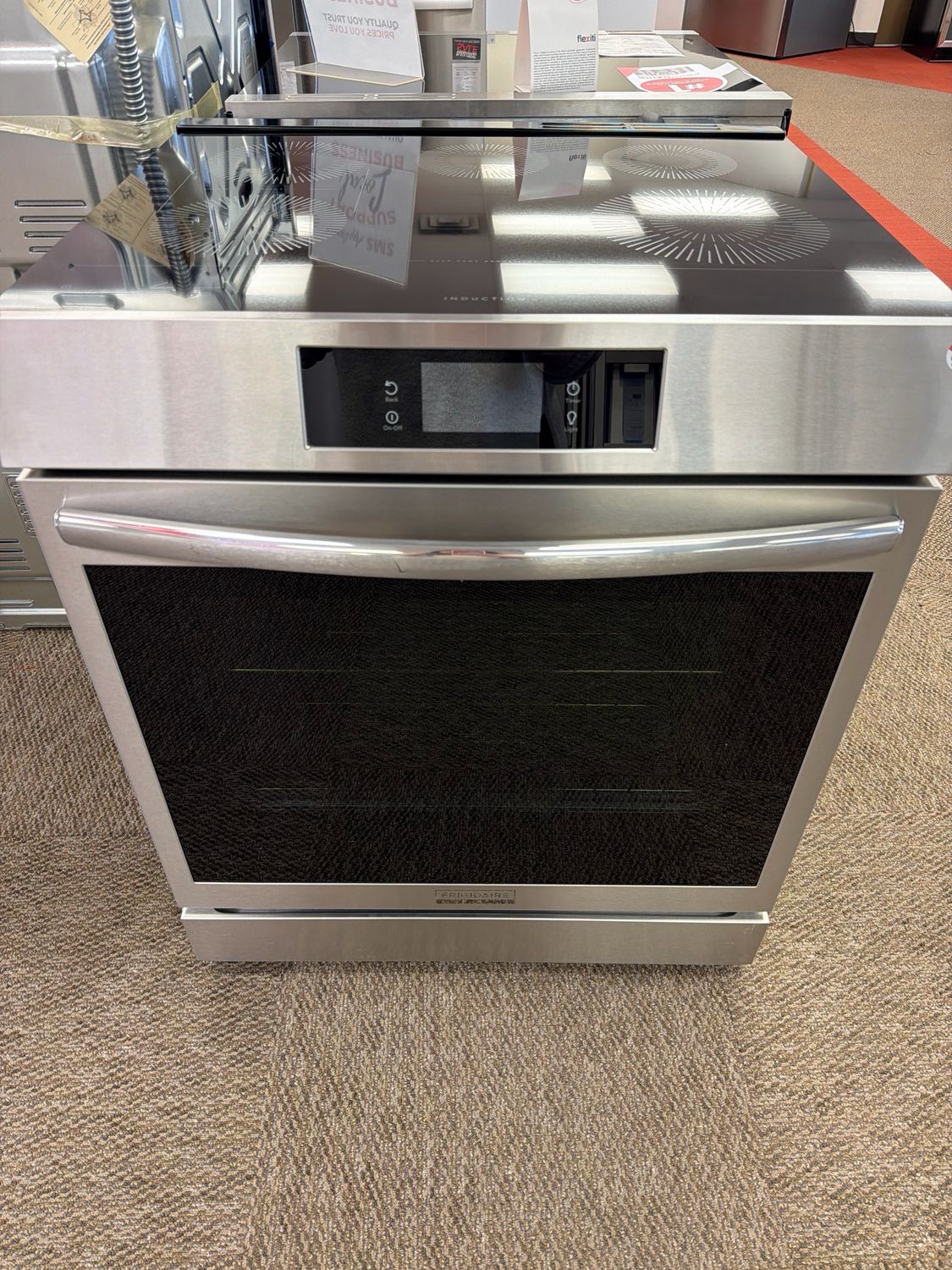 Open Box Frigidaire Gallery 30” Fromt Control Induction Range GCFI306CBF