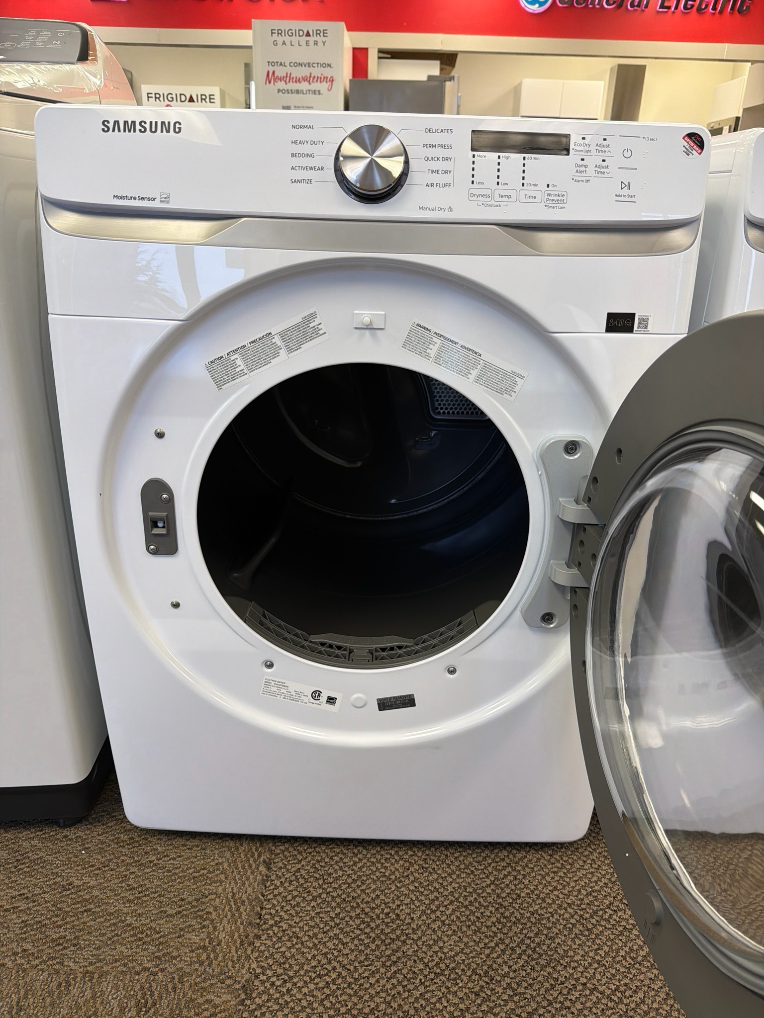 Open Box Samsung Dryer DVE45T6005W