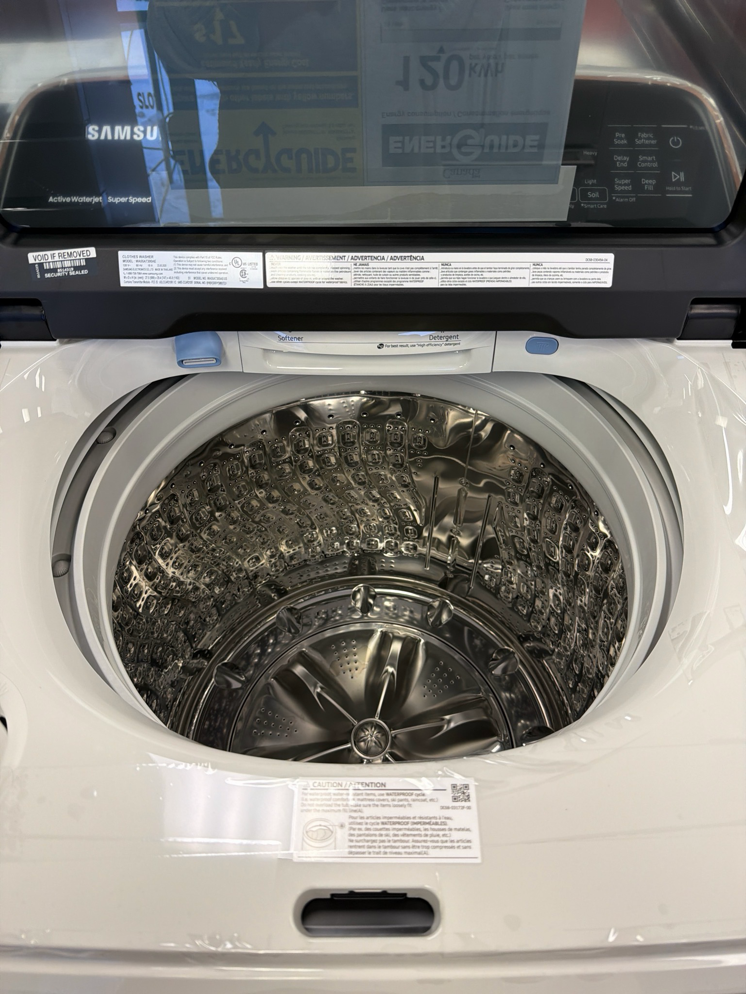 Open Box - Scratch & Dent Samsung Top Load Washer WA55A7300AE/US