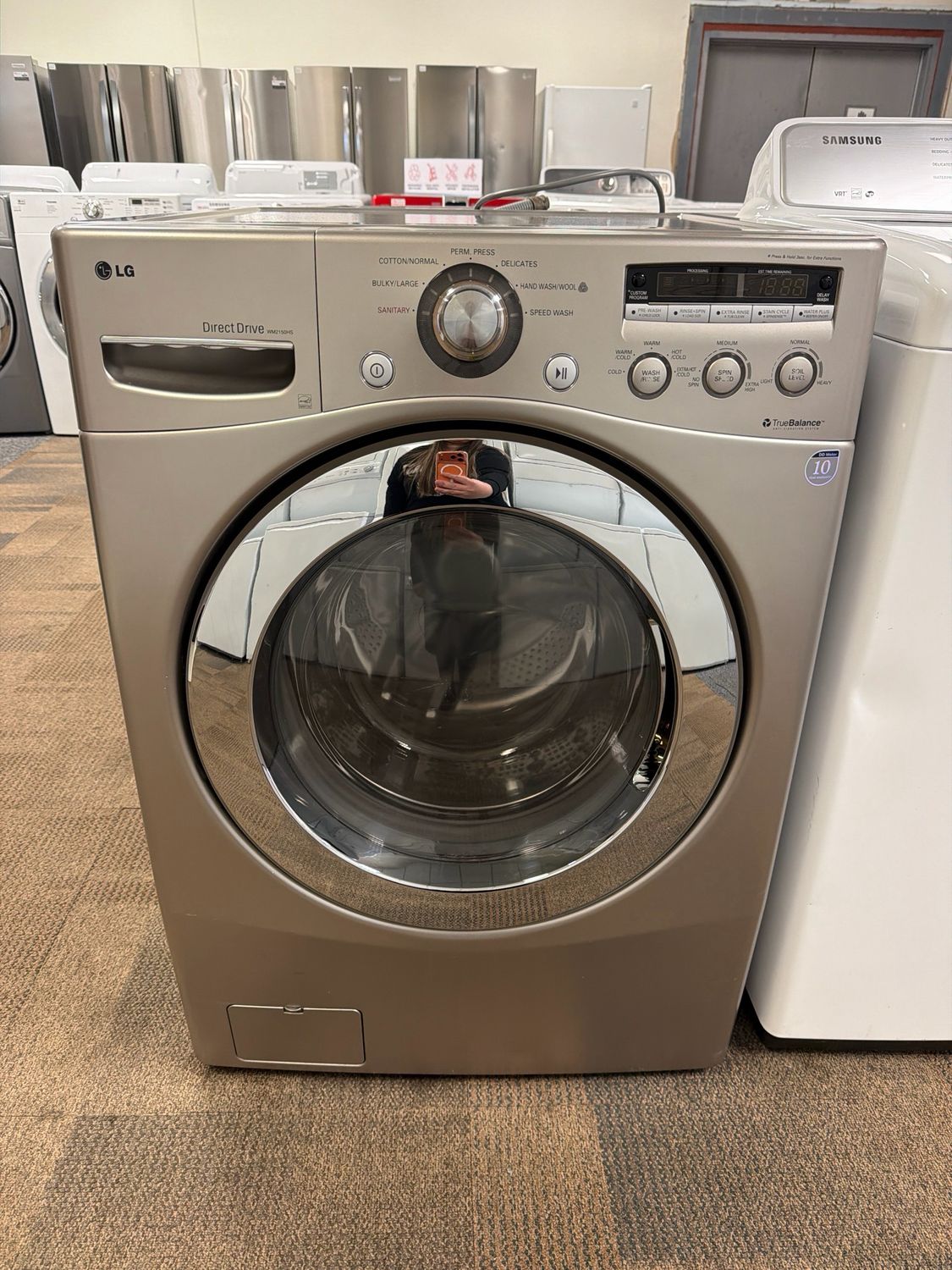 Refurbished Front Load LG Washer WM2150HS Refurbished Front Load LG Washer WM2150HS