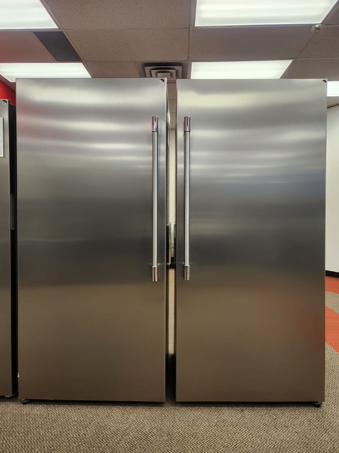 Open Box - Scratch & Dent Upright Freezer & Fridge Set FPGU19F8WF