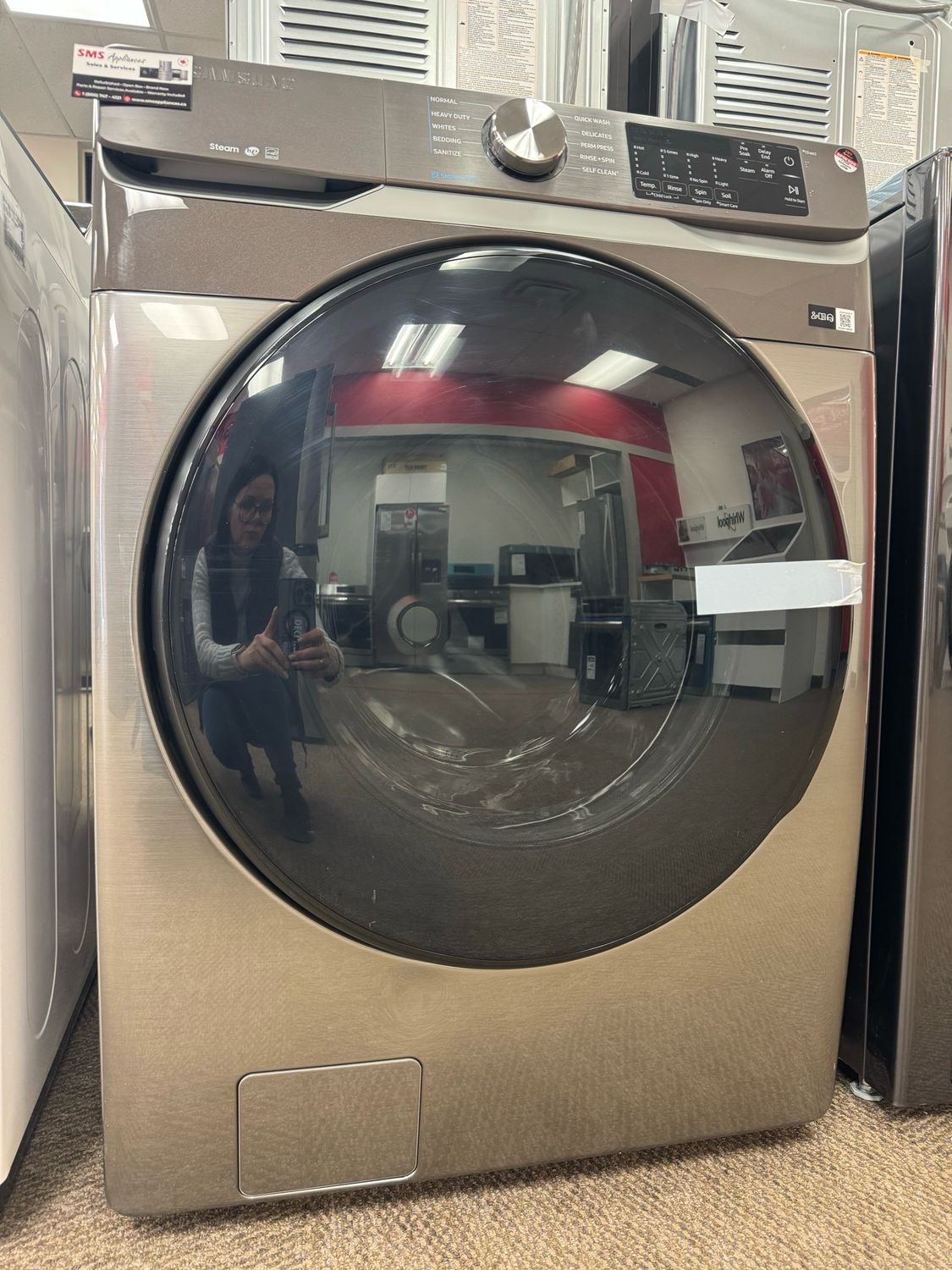 Open Box - Scratch & Dent Samsung Front Load Washer WF45R6100AP/US