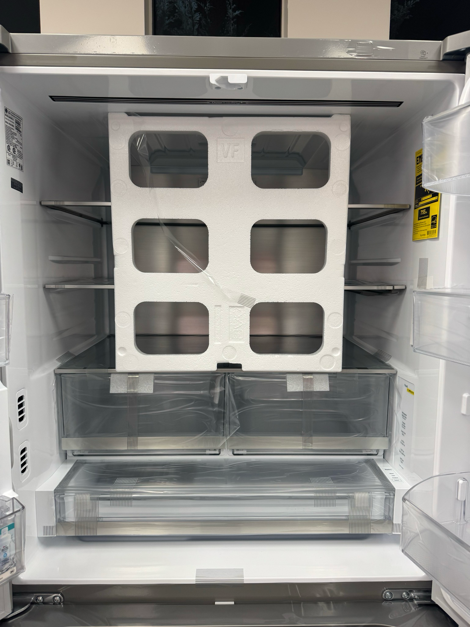 Open Box - Scratch & Dent LG 36” French Door Fridge LRYXS3106S