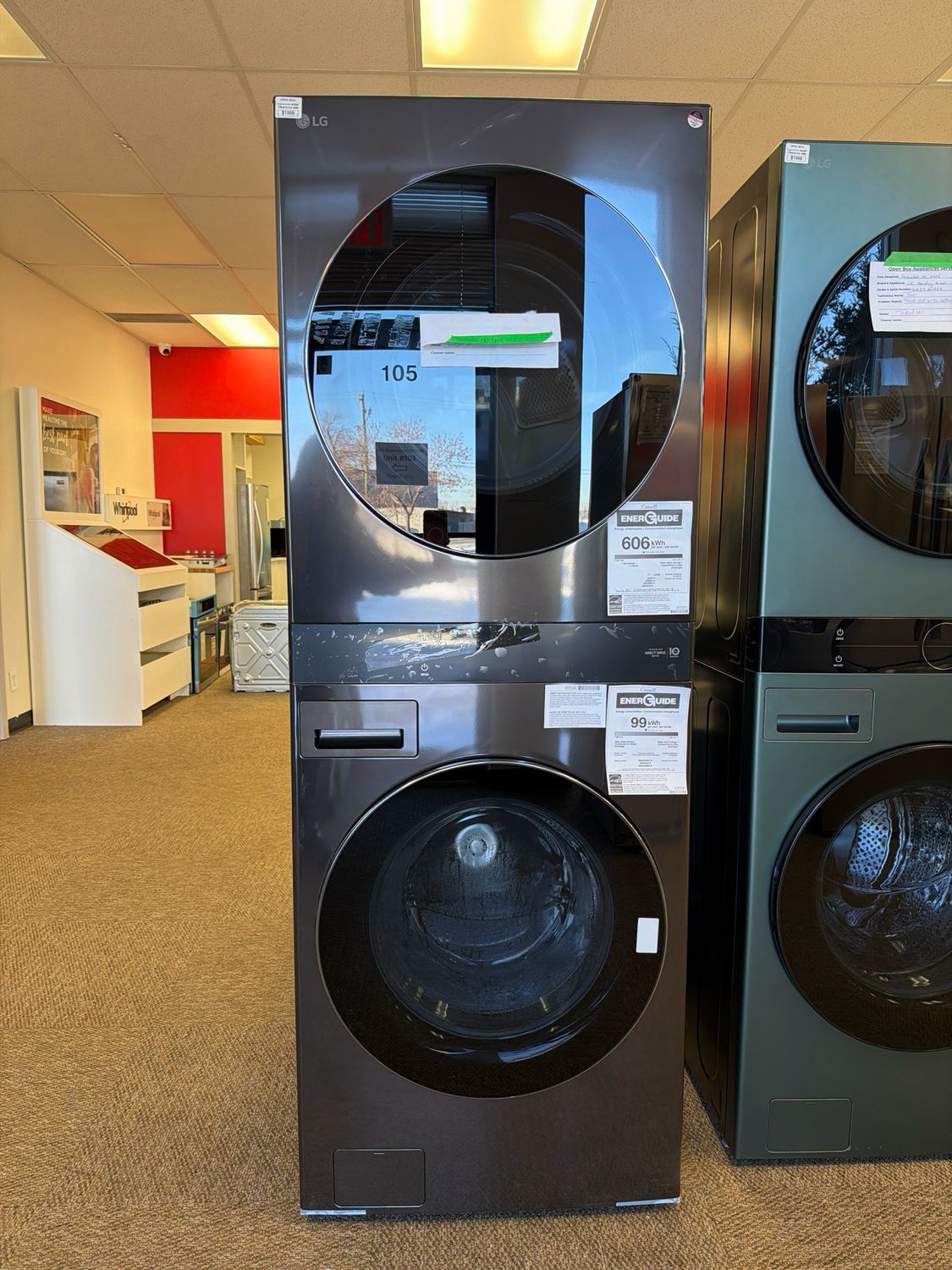 Open Box LG Laundry Tower WKEX300HBA