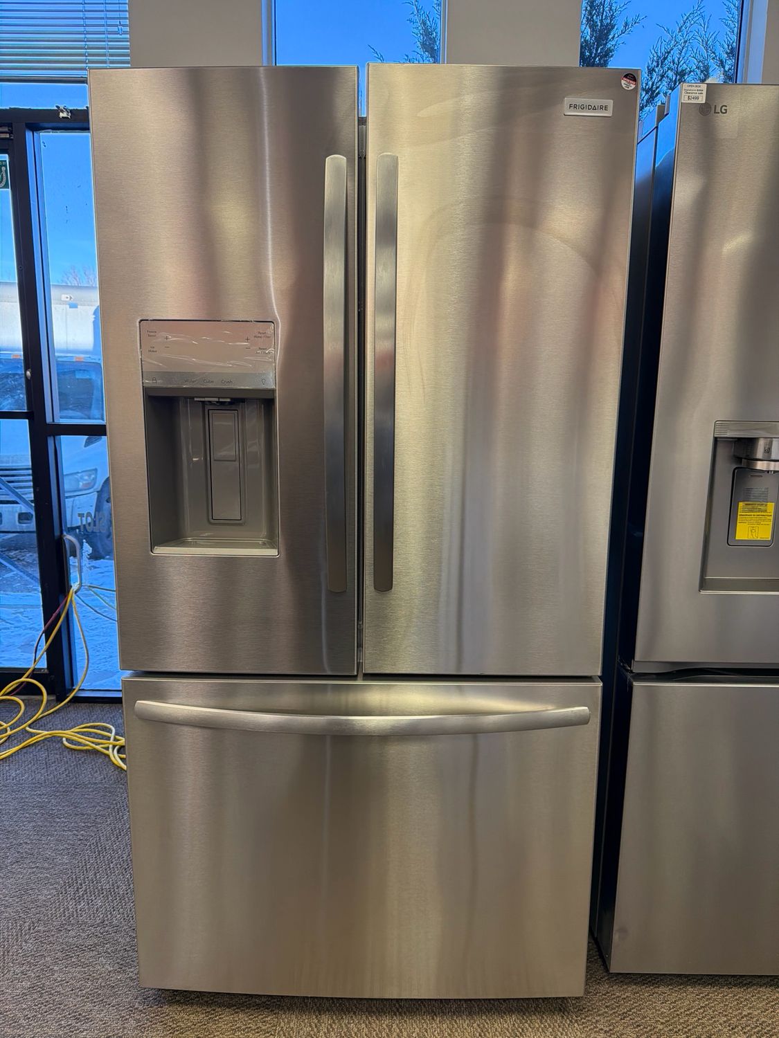 Open Box French Door 36” Frigidaire Fridge FRFS2823AS