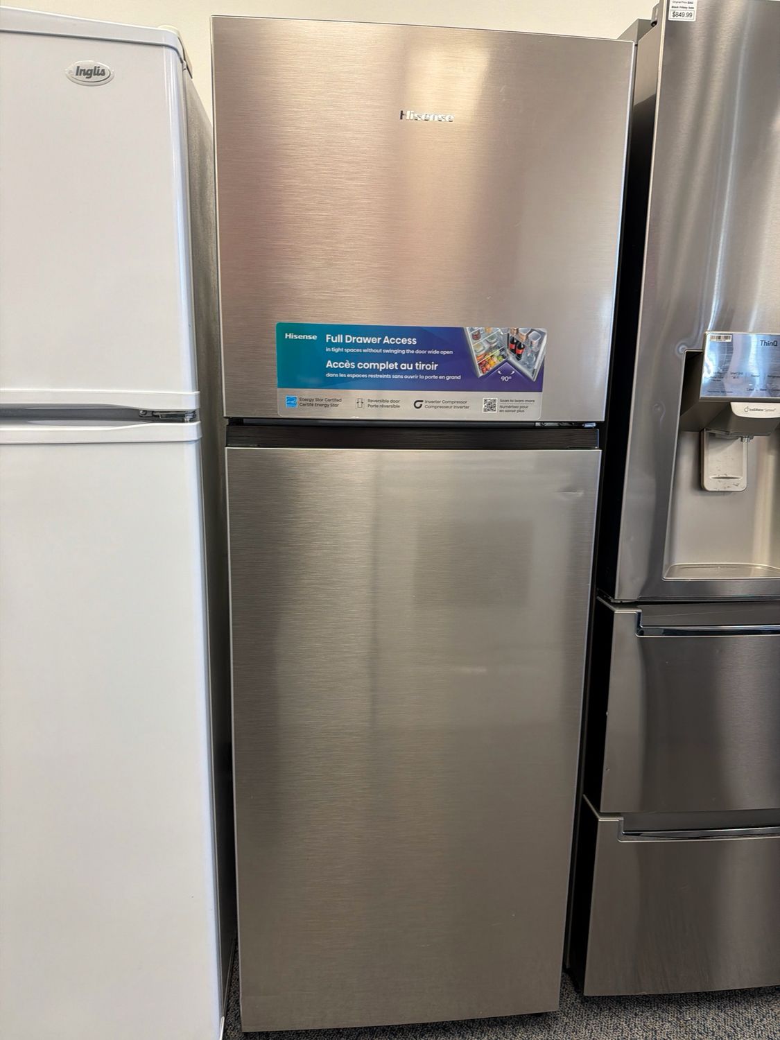 Refurbished Hisense 24” Fridge RT12A2CSE