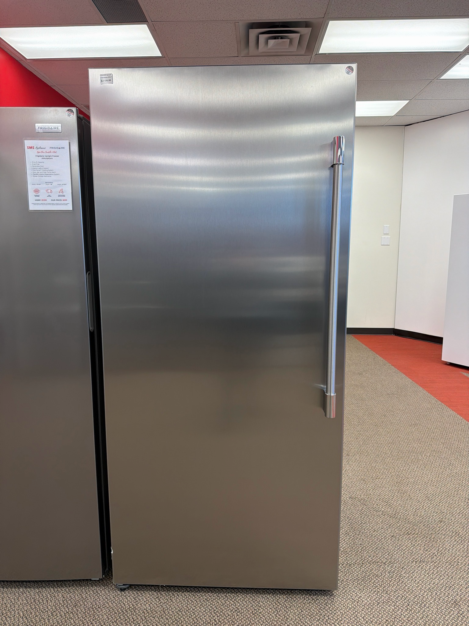 Open Box - Scratch & Dent Upright Freezer & Fridge Set FPGU19F8WF